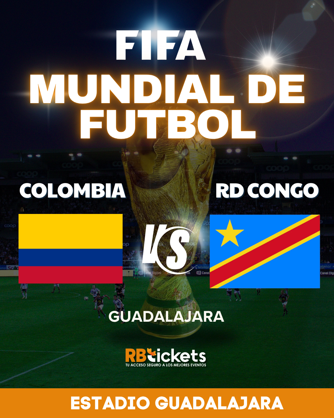 Colombia vs RD Congo