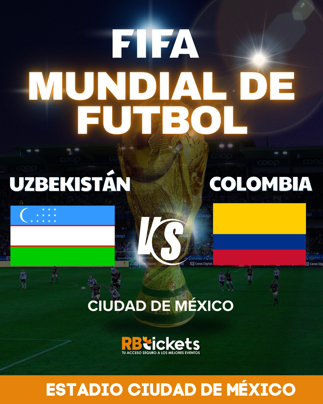 Uzbekistán vs Colombia